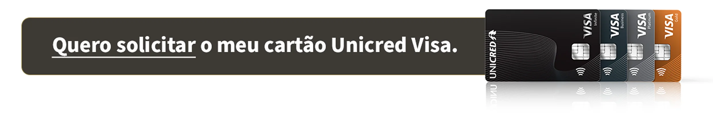 Quero solicitar o meu cartão Unicred Visa